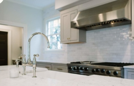 Eclectic Faucet with Farmers Sink Charlotte