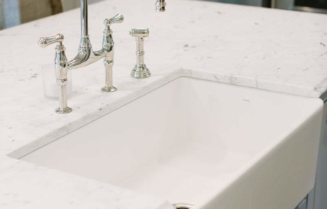 Farmers Sink with Eclectic Faucet