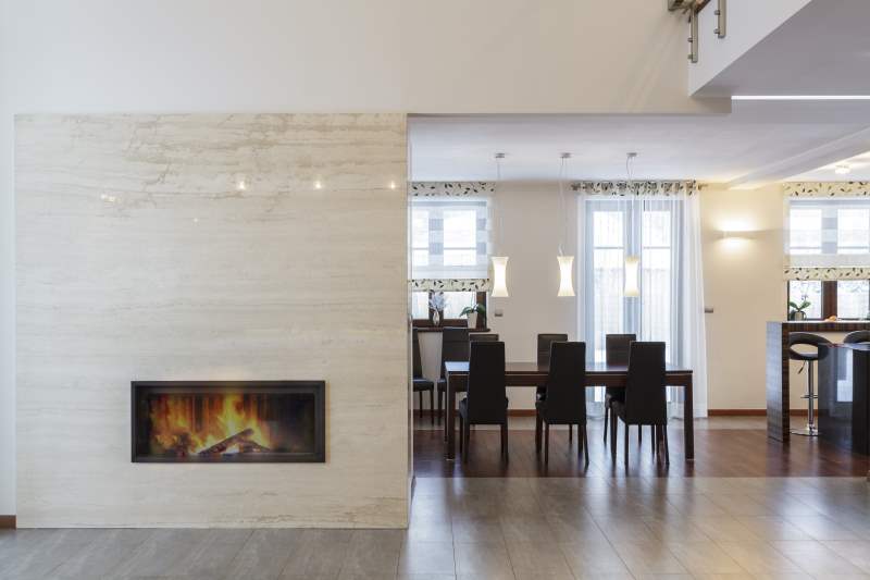 Modern fireplaces Design in Charlotte - Artistic Contractors